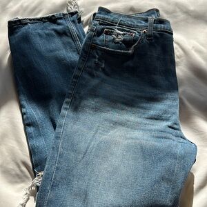 Abercrombie ultra high rise straight jeans size 6/28